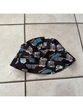Nike SB Bucket Hat Greetings From Cities Print Black Unisex M